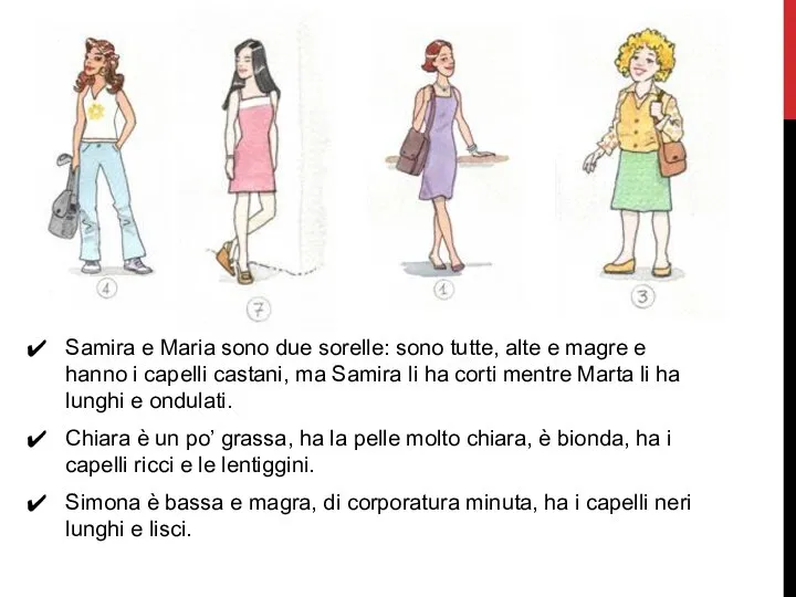 Samira e Maria sono due sorelle: sono tutte, alte e magre e