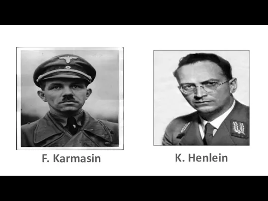 F. Karmasin K. Henlein