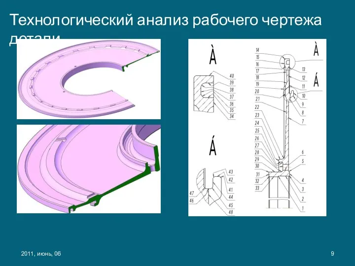 2011, июнь, 06 Технологический анализ рабочего чертежа детали