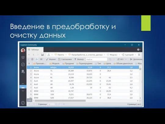 Введение в предобработку и очистку данных