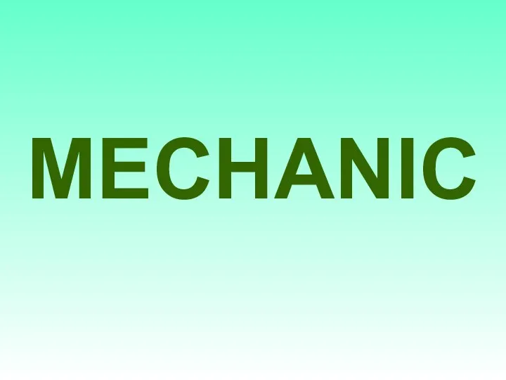 MECHANIC