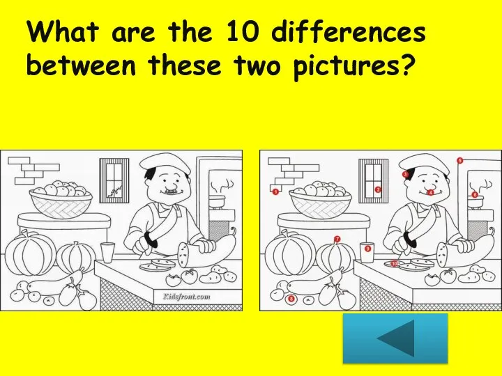 What are the 10 differences between these two pictures?