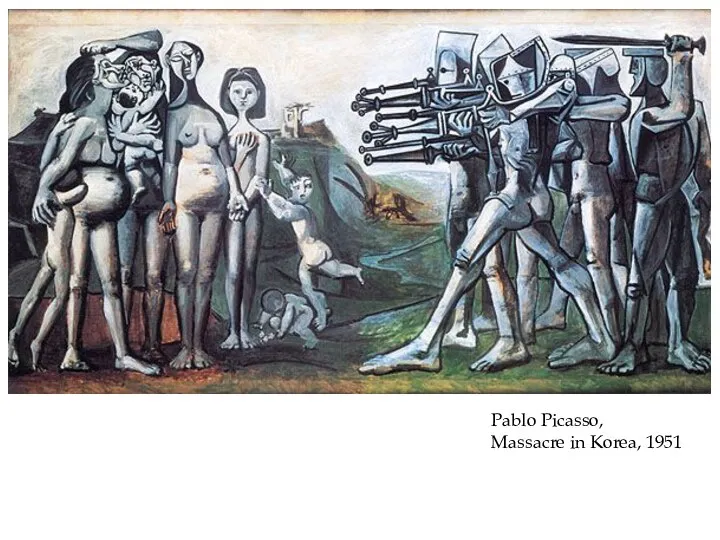 Pablo Picasso, Massacre in Korea, 1951