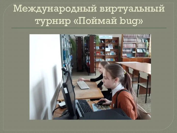 Международный виртуальный турнир «Поймай bug»