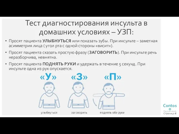 Страница Тест диагностирования инсульта в домашних условиях – УЗП: Просят пациента УЛЫБНУТЬСЯ