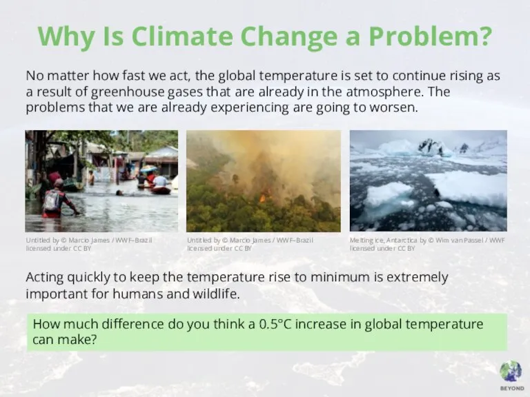 Why Is Climate Change a Problem? No matter how fast we act,