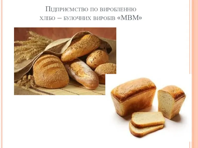 Підприємство по виробленню хлібо – булочних виробів «МВМ»