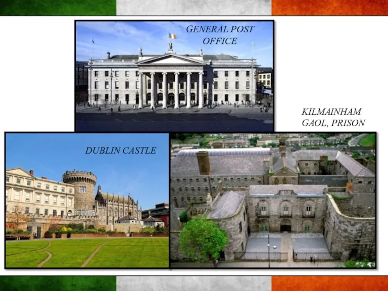GENERAL POST OFFICE DUBLIN CASTLE KILMAINHAM GAOL, PRISON