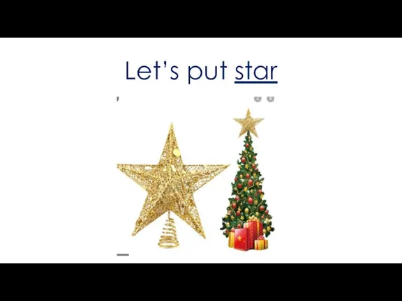 Let’s put star