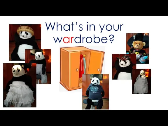 What’s in your wardrobe?