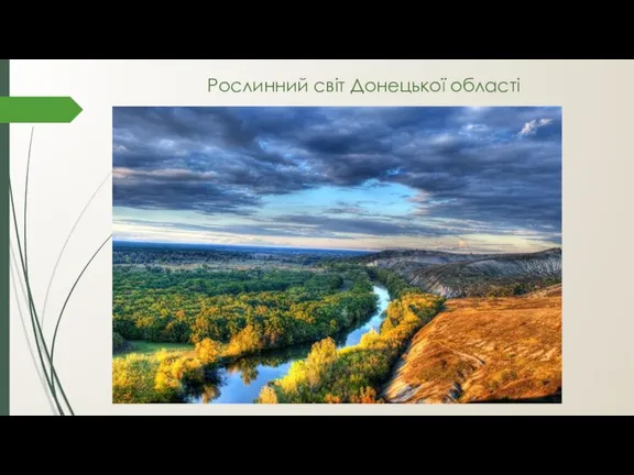 Рослинний світ Донецької області