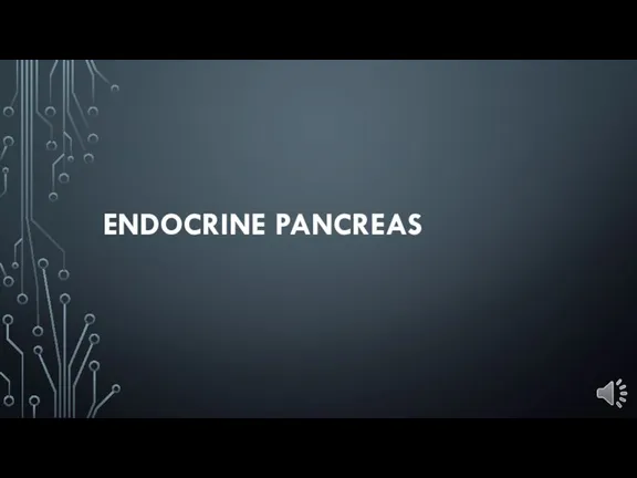 ENDOCRINE PANCREAS