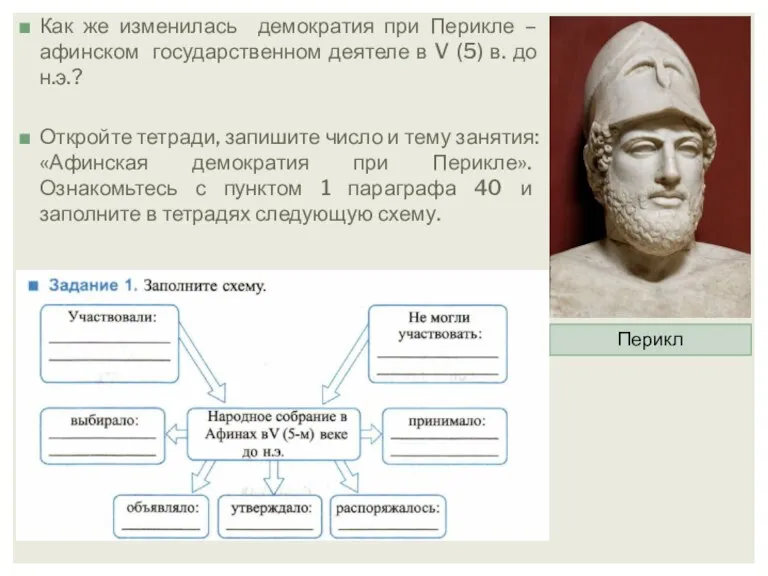 Как же изменилась демократия при Перикле – афинском государственном деятеле в V