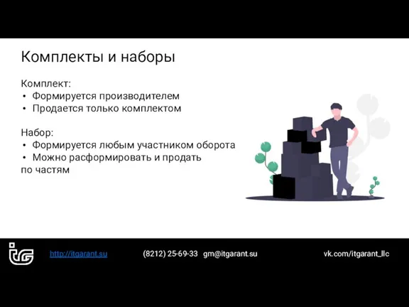 http://itgarant.su (8212) 25-69-33 gm@itgarant.su vk.com/itgarant_llc Комплекты и наборы Комплект: Формируется производителем Продается