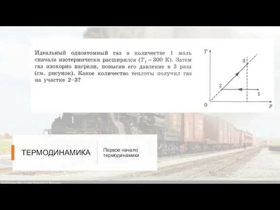 ТЕРМОДИНАМИКА Первое начало термодинамики