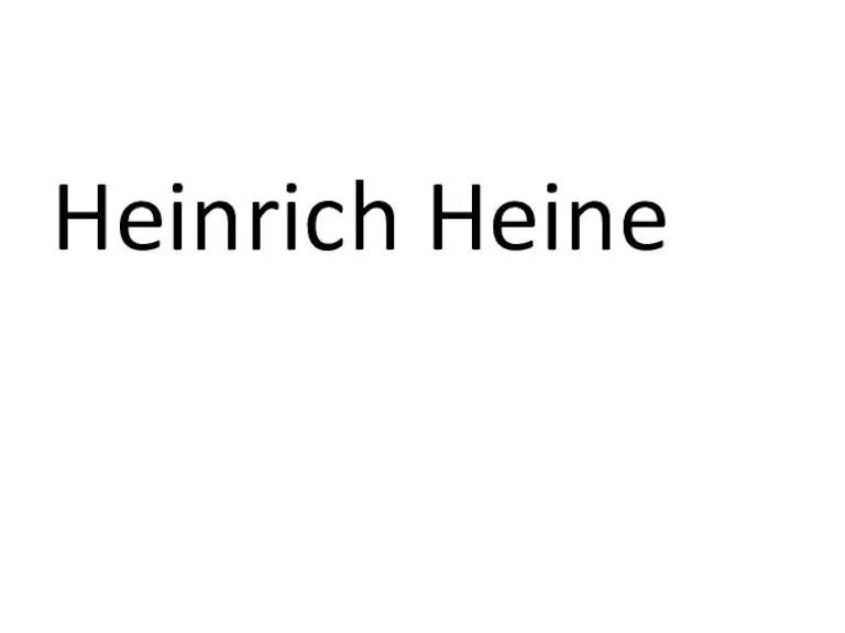 Heinrich Heine