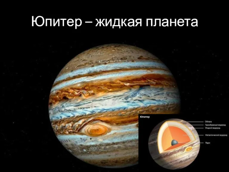 Юпитер – жидкая планета