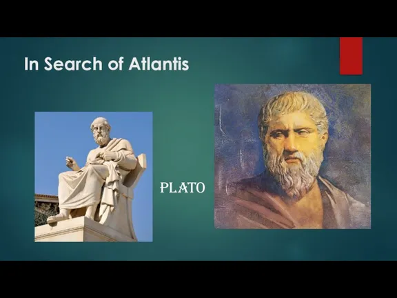 In Search of Atlantis Plato