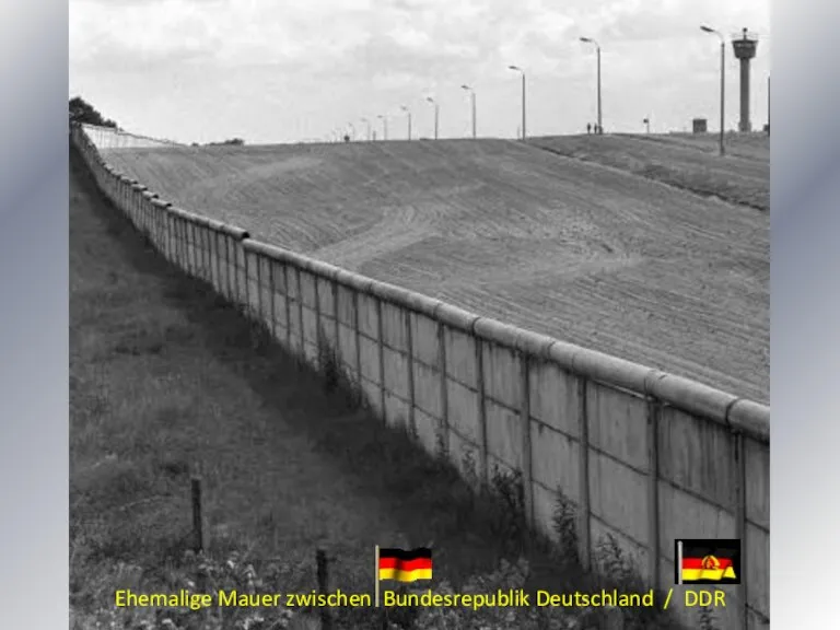Ehemalige Mauer zwischen Bundesrepublik Deutschland / DDR