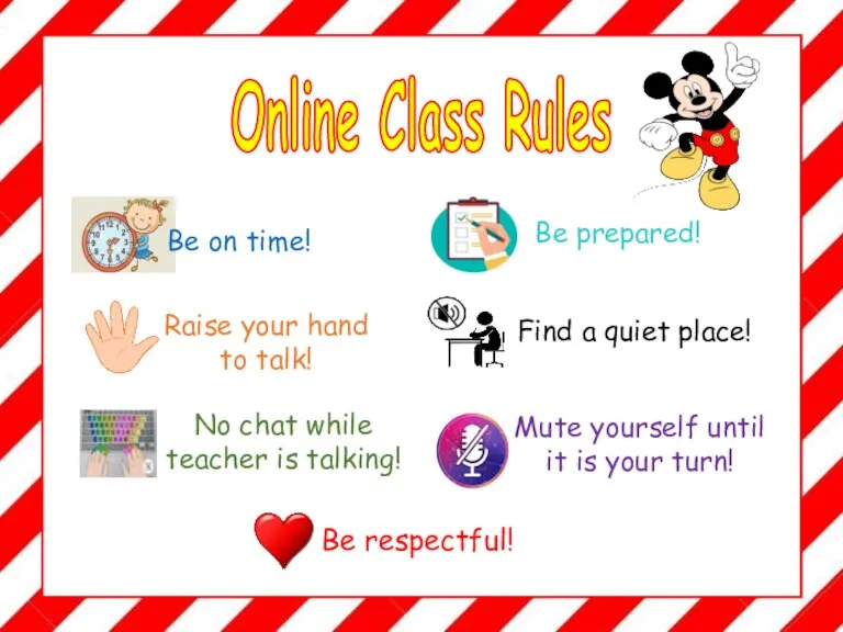 Online Class Rules