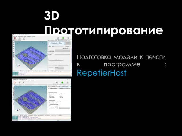 3D разборная анатомическая 3D Прототипирование Подготовка модели к печати в программе : RepetierHost