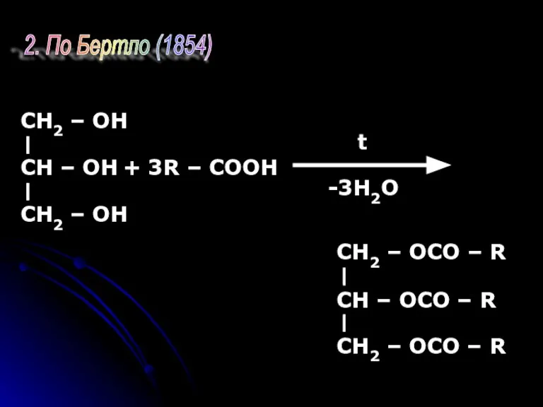 CH2 – OH CH – OH CH2 – OH 2. По Бертло