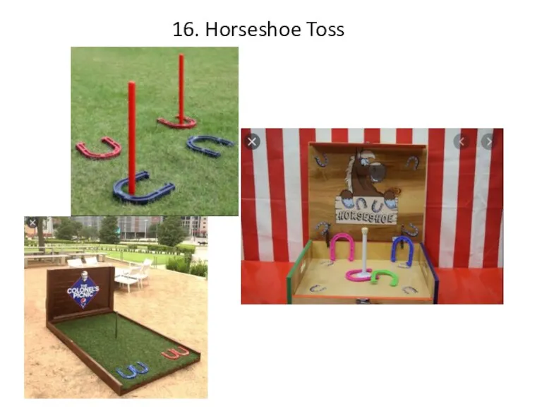 16. Horseshoe Toss