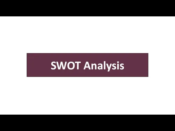 SWOT Analysis