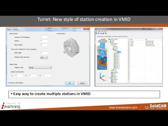 Turret: New style of station creation in VMID Easy way to create multiple stations in VMID