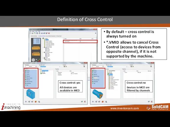 Definition of Cross Control By default – cross control is always turned