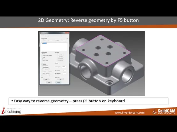 2D Geometry: Reverse geometry by F5 button Easy way to reverse geometry