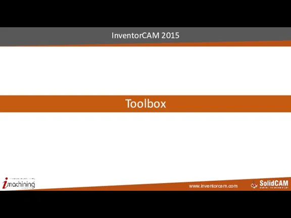 Toolbox InventorCAM 2015