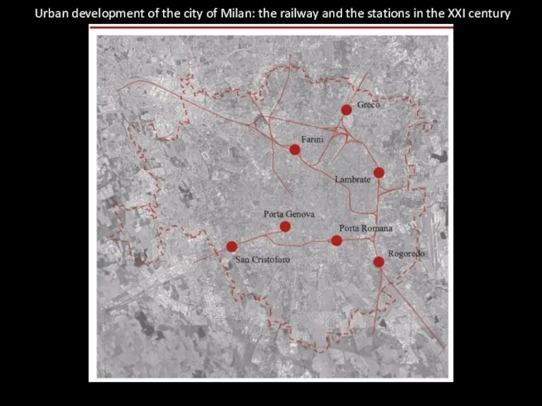 Urban development of the city of Milan: the railway and the stations in the XXI century
