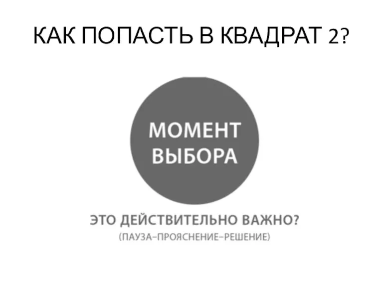 КАК ПОПАСТЬ В КВАДРАТ 2?