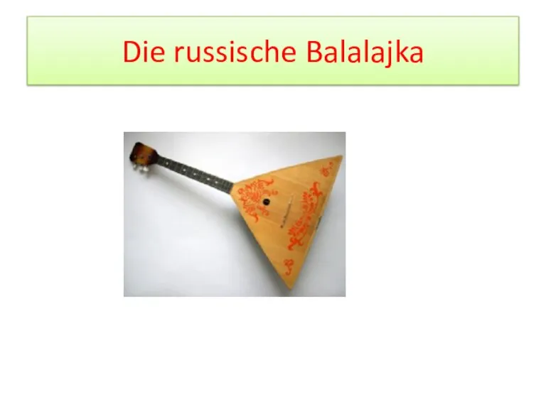 Die russische Balalajka