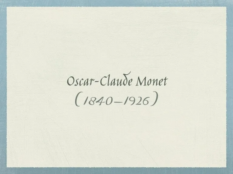 Oscar-Claude Monet (1840-1926)