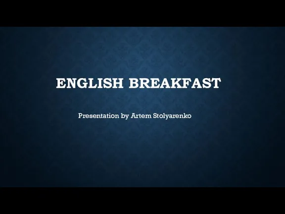 English breakfast