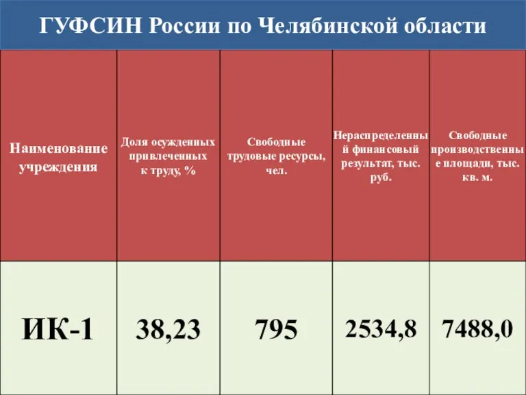 ГУФСИН России по Челябинской области