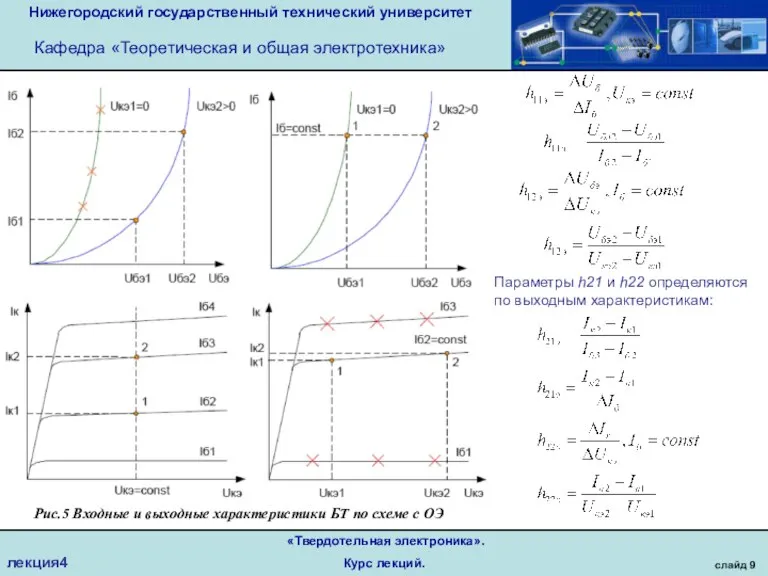 Нижегородский государственный технический университет Кафедра «Теоретическая и общая электротехника» слайд 9 «Твердотельная
