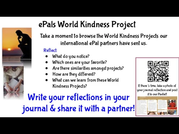 ePals World Kindness Project Take a moment to browse the World Kindness