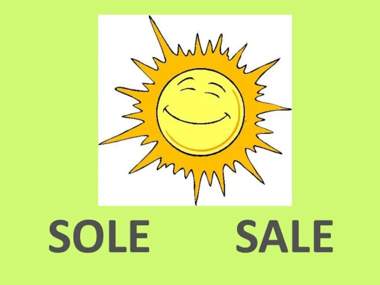 SOLE SALE