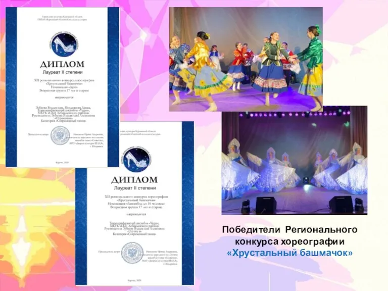Победители Регионального конкурса хореографии «Хрустальный башмачок»