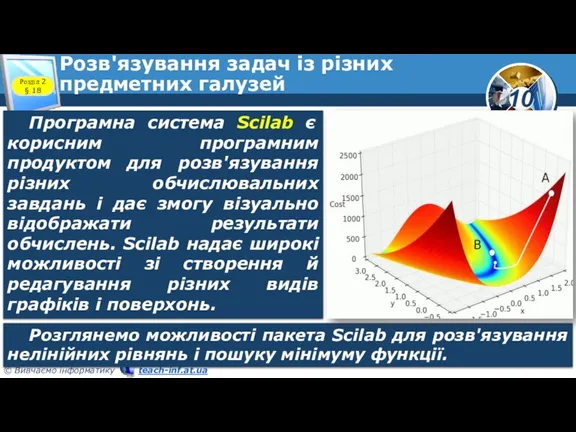 Розв'язування задач із різних предметних галузей Розділ 2 § 18 Програмна система