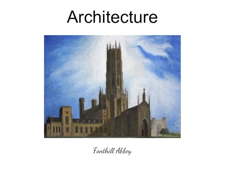 Architecture Fonthill Abbey