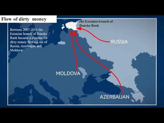 Flow of dirty money the Estonian branch of Danske Bank Between 2007-2015