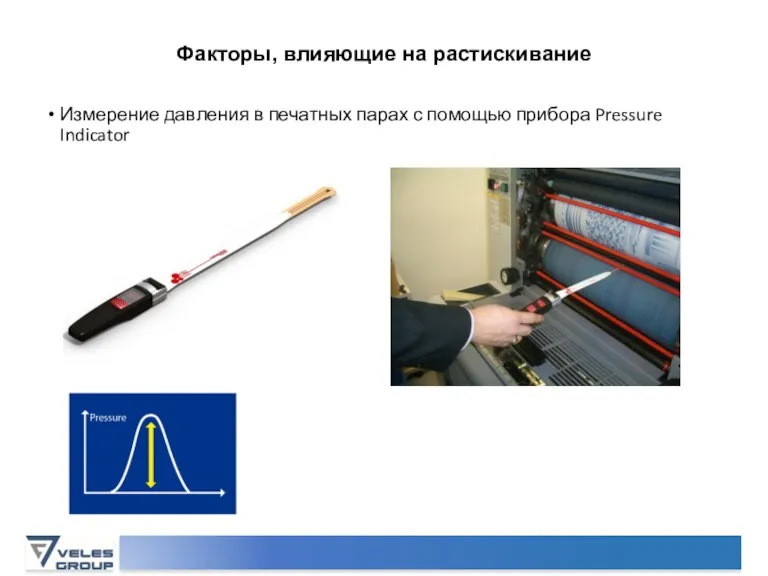 Измерение давления в печатных парах с помощью прибора Pressure Indicator Факторы, влияющие на растискивание