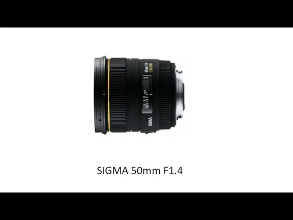 SIGMA 50mm F1.4