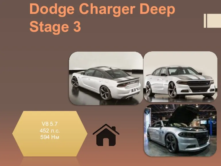 Dodge Charger Deep Stage 3 V8 5.7 452 л.с. 594 Нм