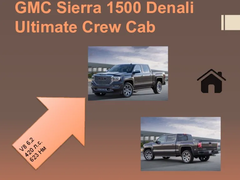 GMC Sierra 1500 Denali Ultimate Crew Cab V8 6,2 420 л.с. 623 Нм