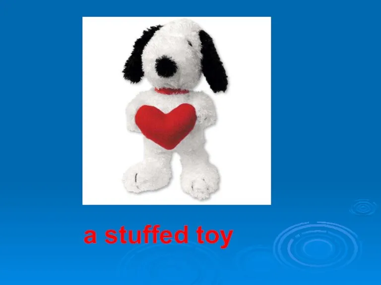 a stuffed toy a stuffed toy